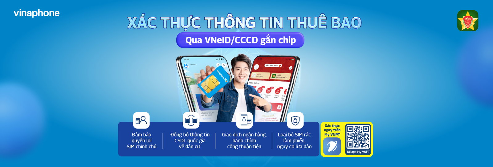 Xác thực thông tin thuê bao qua VNeID/CCCD